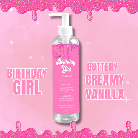 Birthday Girl Scented Body Oil